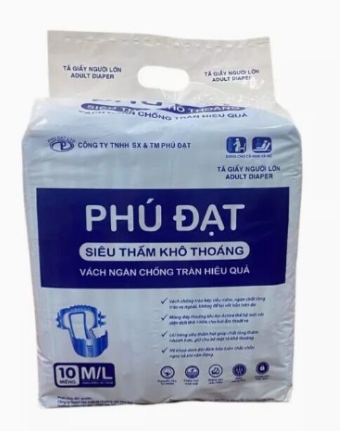 Tã dán phú đạt dành cho người lớn m/l10