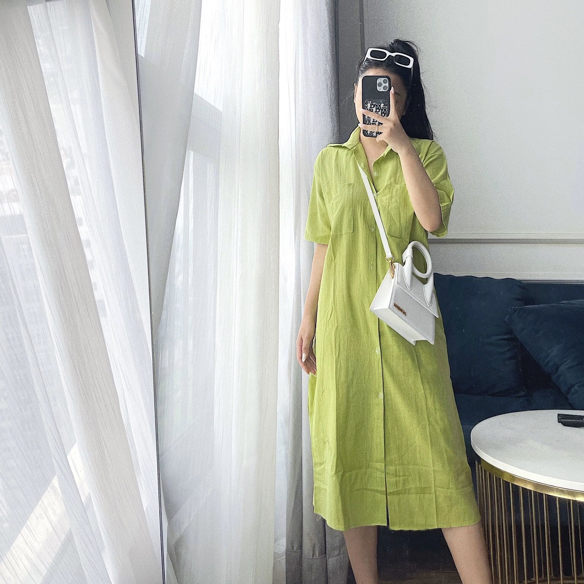 Đầm sơ mi za. ra - đầm sơ mi