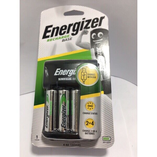 Máy sạc pin Enegizer CHVC4 kèm 4 pin AA 1300mAh