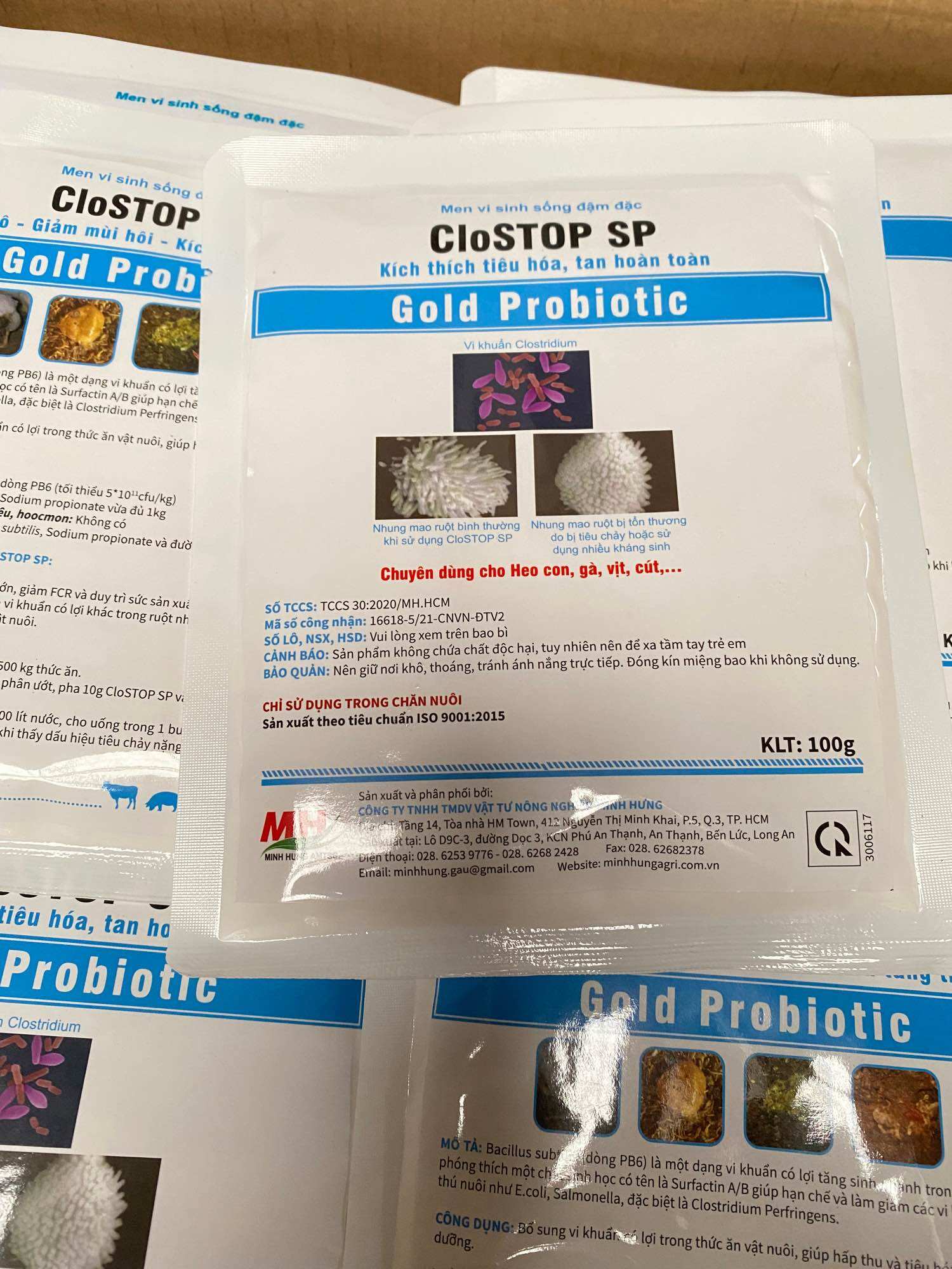 CloSTOP SP- Men vi sinh sống đặc trị tiêu chảy, kích thích tiêu hóa [100 g]