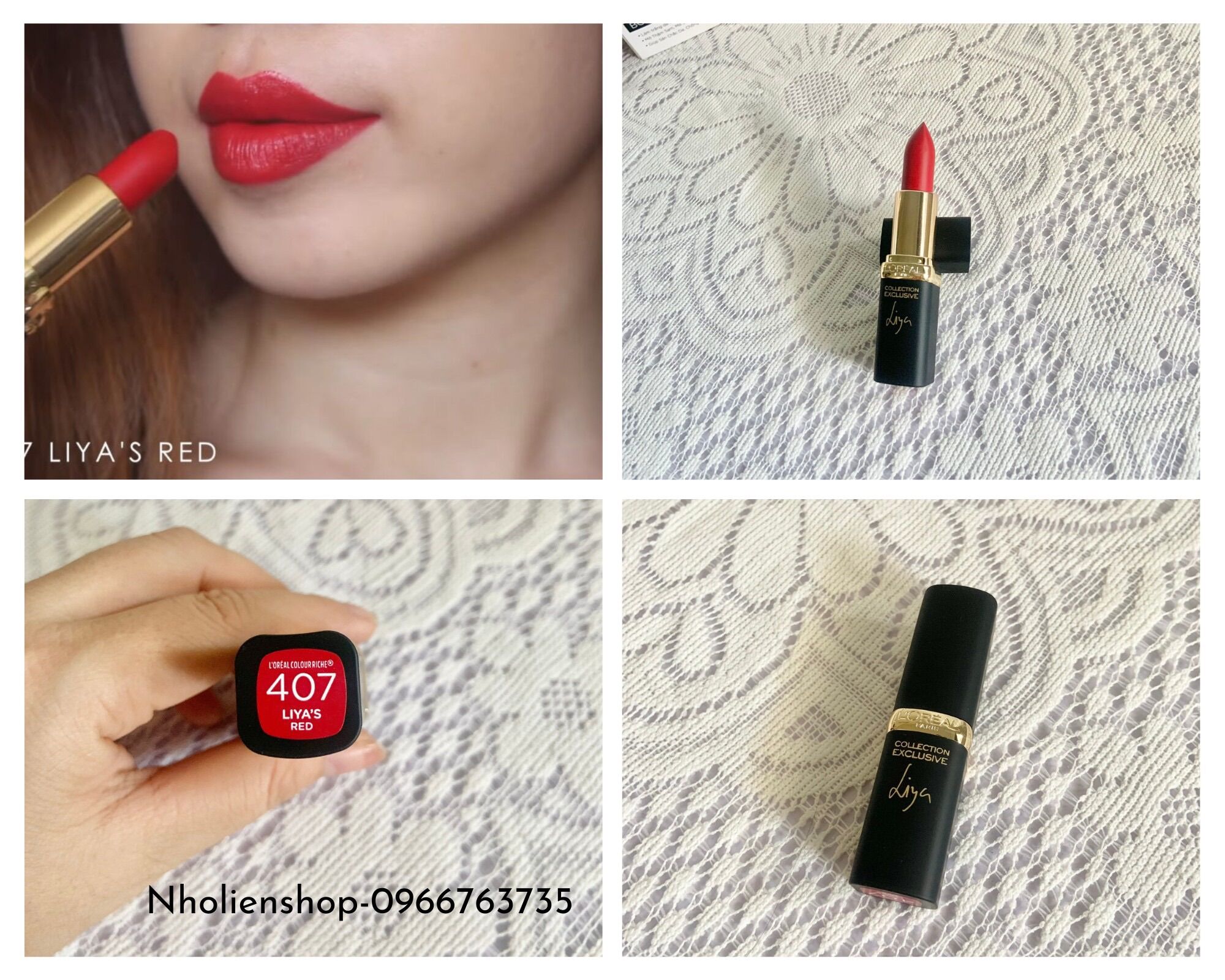 SON THỎI ĐEN LOREAL COLOR RICH MATTE LÍP CLOUR