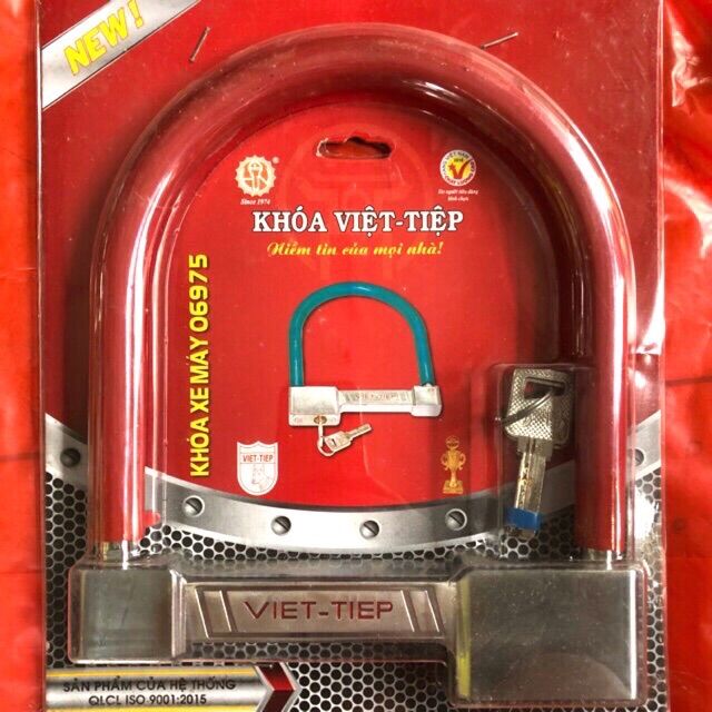 Khoá chữ U việt tiệp - khoá nhà khoá xe hàng chính hãng
