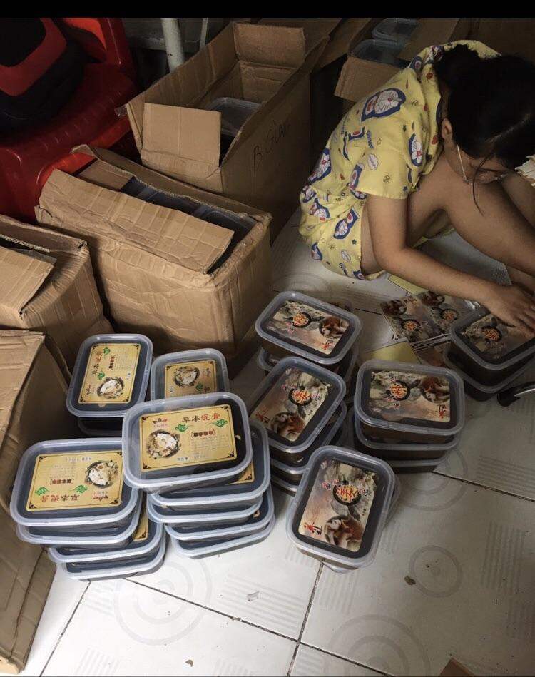 Bùn gừng và ngải cứu 1000g(dùng trong spa và TMV)