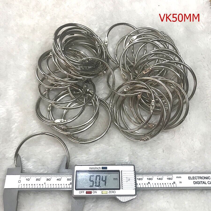 Combo 100 khoen tròn flashcard học tiếng anh làm lịch làm sổ album