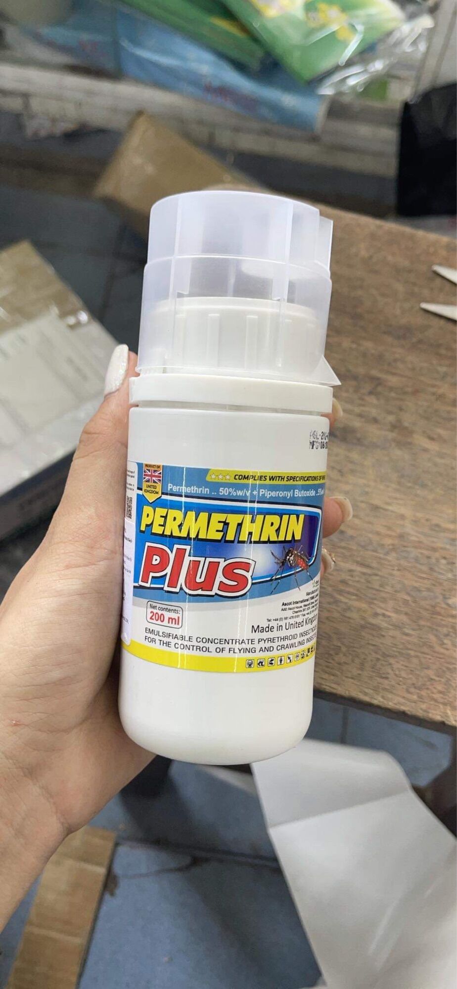 PERMETHRIN PLUS (200ml) - Thuốc diệt muỗi, côn trùng