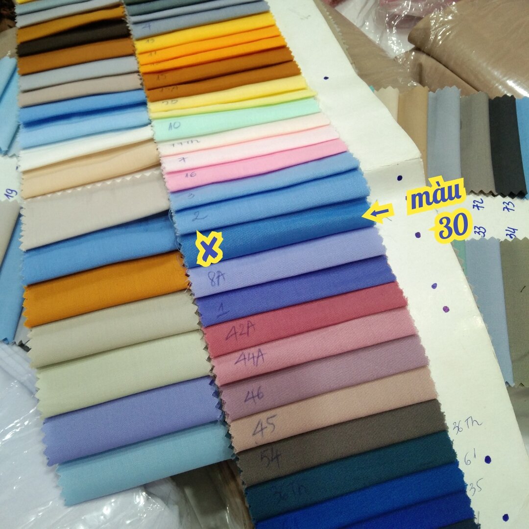 Kate silk màu xanh biển đậm | xanh da trời đậm
