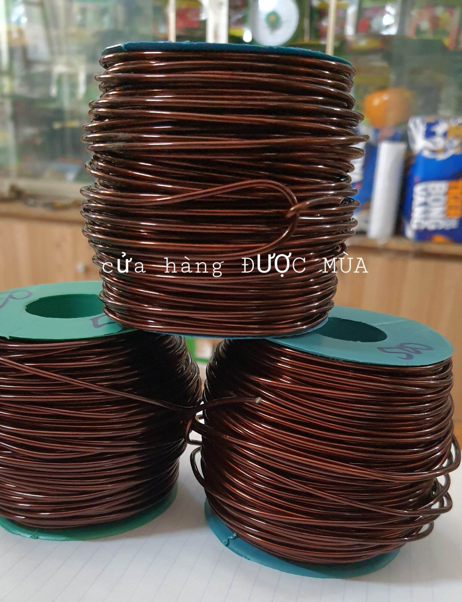 500gr dây nhôm mạ đồng uốn cây loại 2ly