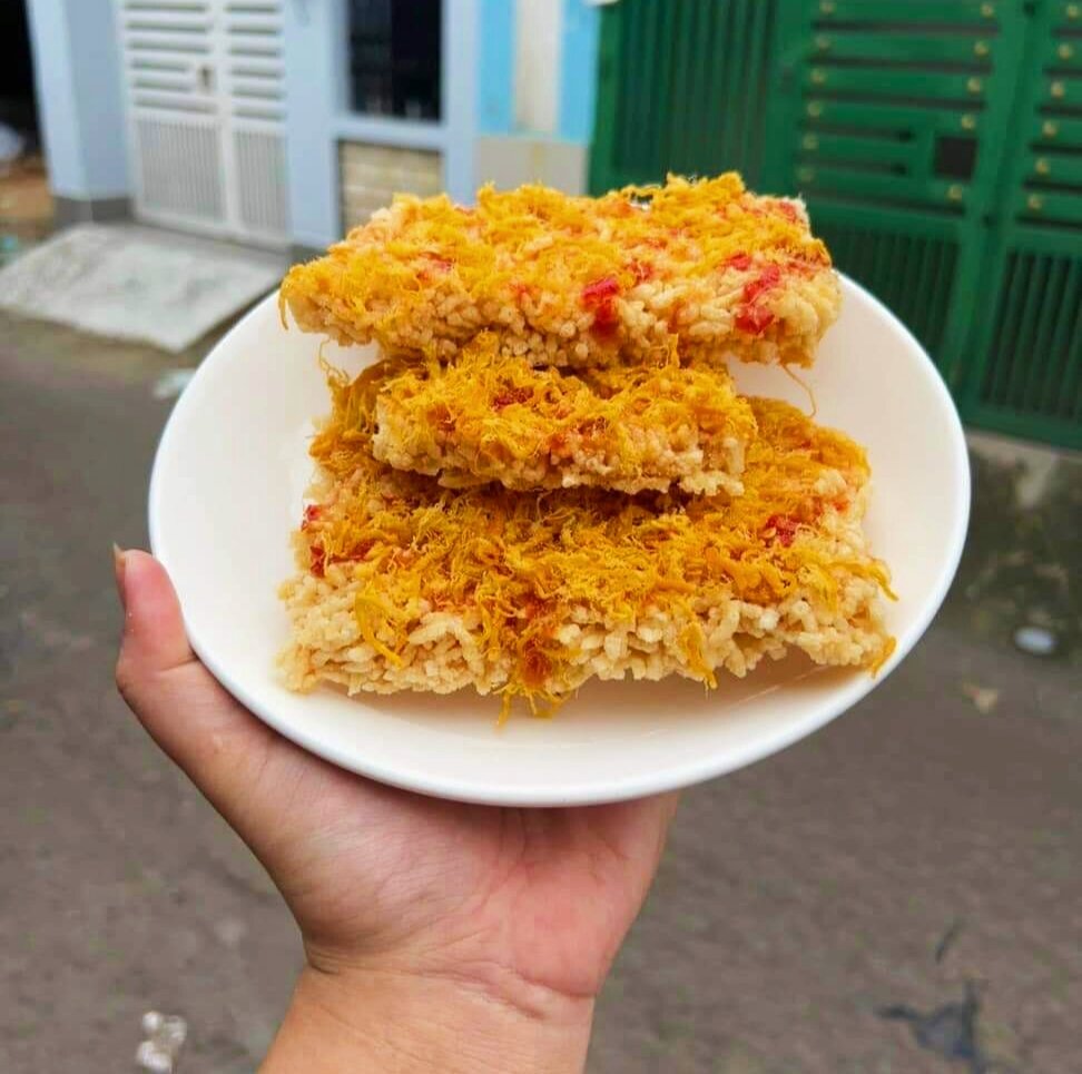 500gr cơm cháy bể to siêu chà bông