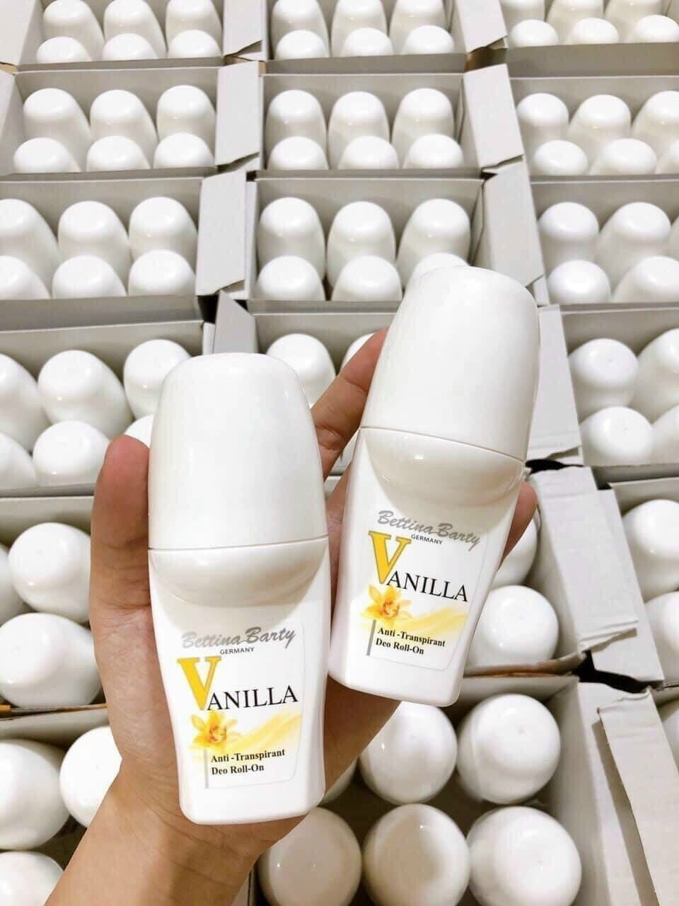 Lăn khử mùi vanilla by bettina barty 50ml - đức