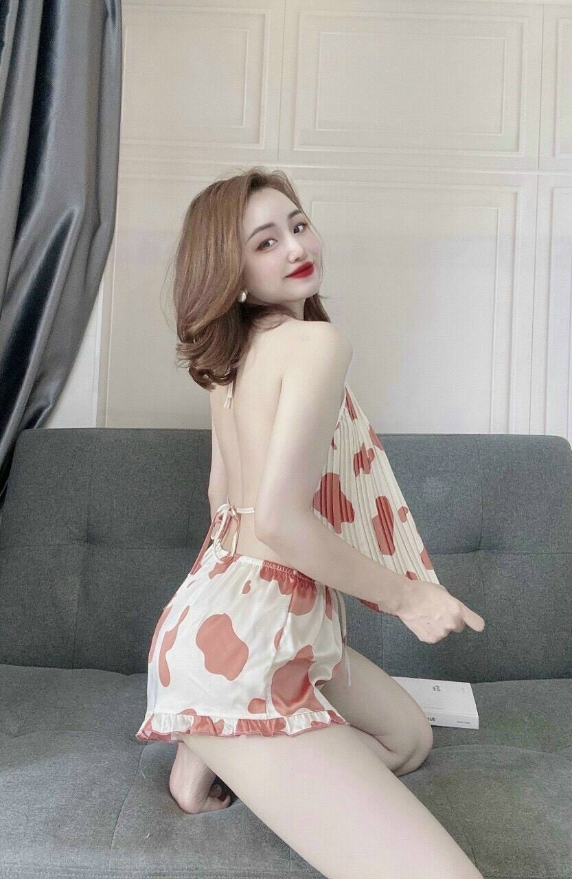 Đồ bộ yếm lụa Mango