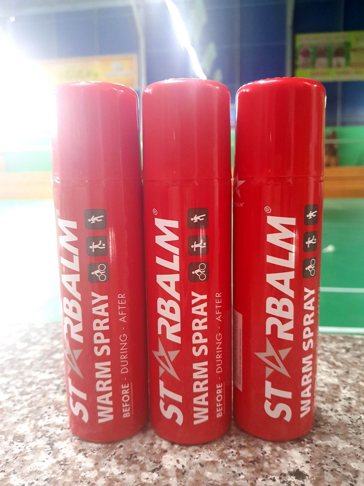 Chai xịt nóng cơ thể thao Starbalm - Làm nóng cơ, khởi động cơ nhanh chóng
