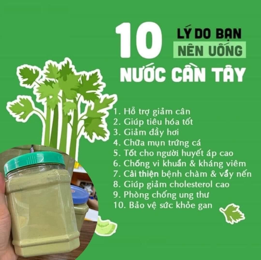 BỘT CẦN TÂY SẤY LẠNH 500gr