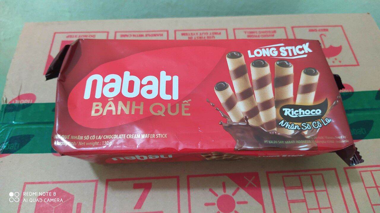Bánh quế Nabati vị socola 130g mới