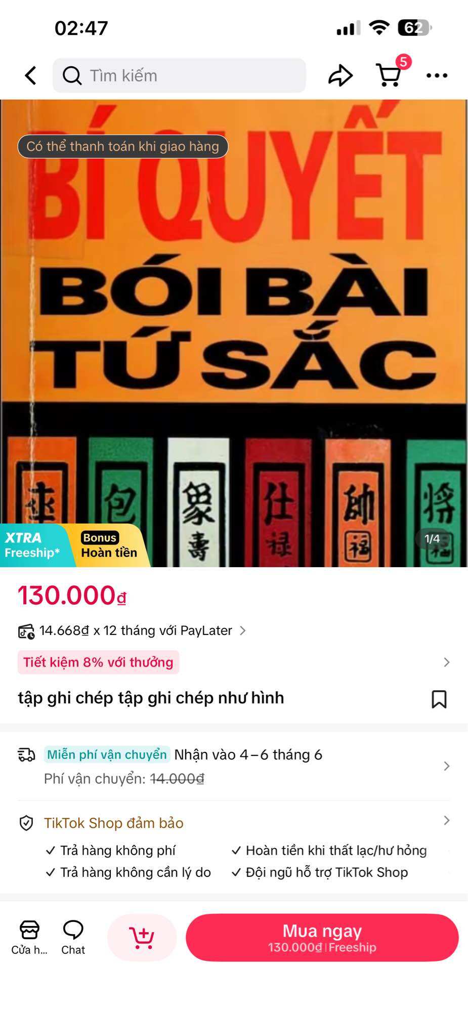 Sách BÍ QUYẾT BÓI BÀI TỨ SẮC – PIERRE DODINH