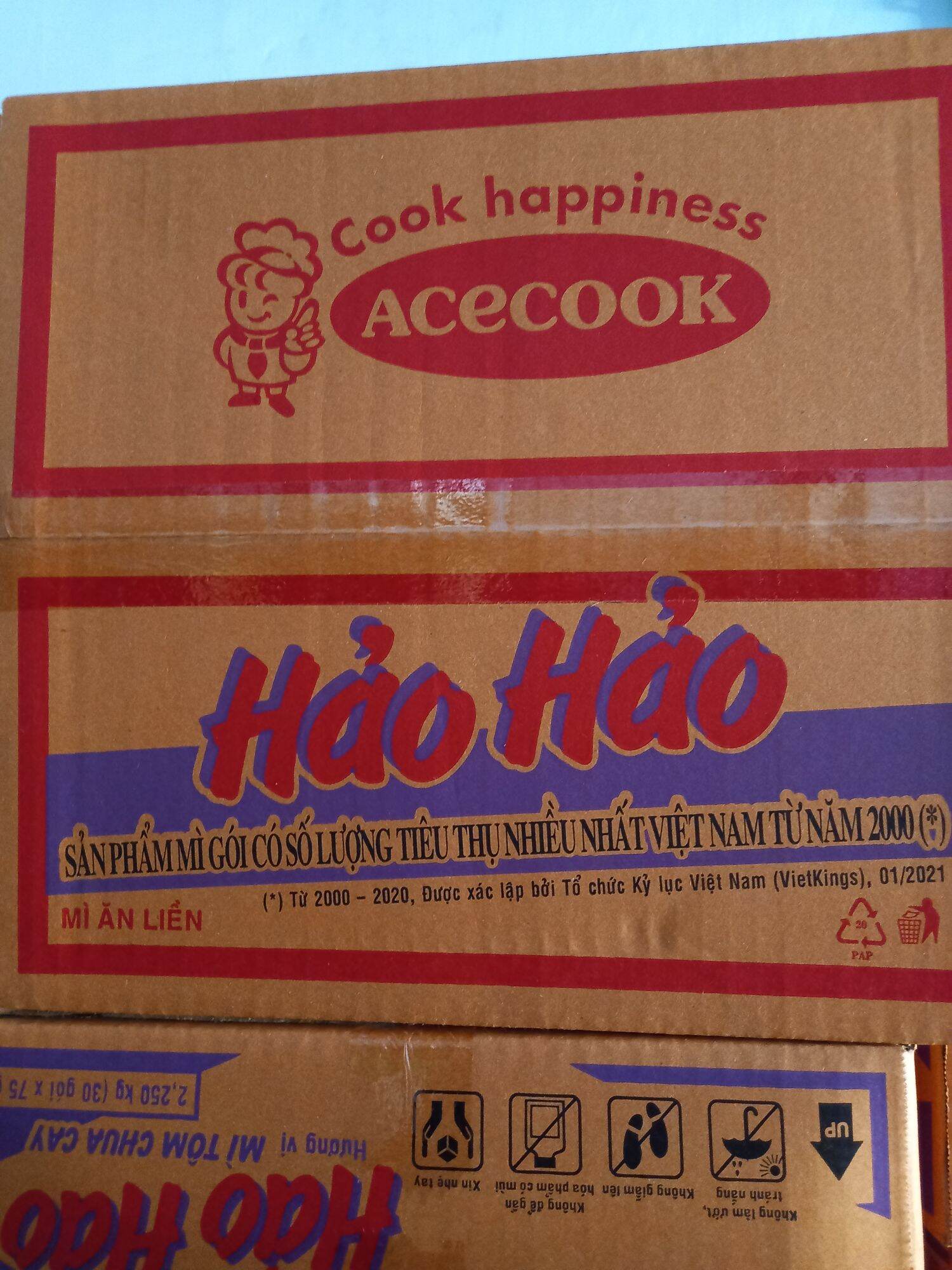 Mỳ hảo hảo tôm chua cay