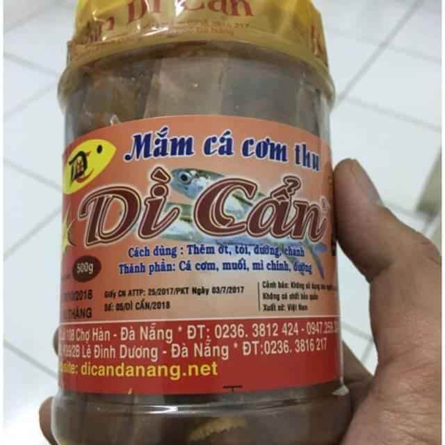 [ MẮM NGON MIỀN TRUNG] MẮM CÁI CÁ CƠM DÌ CẨN NGON LOẠI 1 - 500G