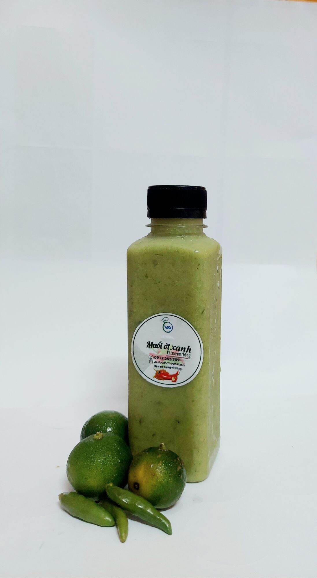 Muối ớt xanh chấm hải sản 300gr