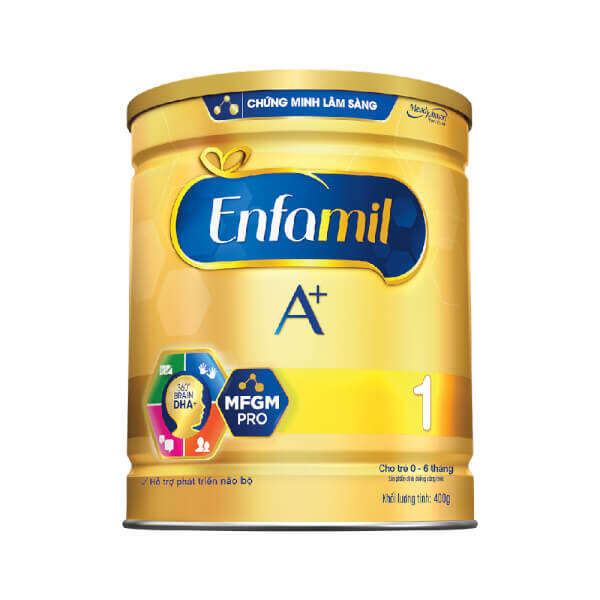 Sữa Enfamil A+ 1 400g 0-6 tháng