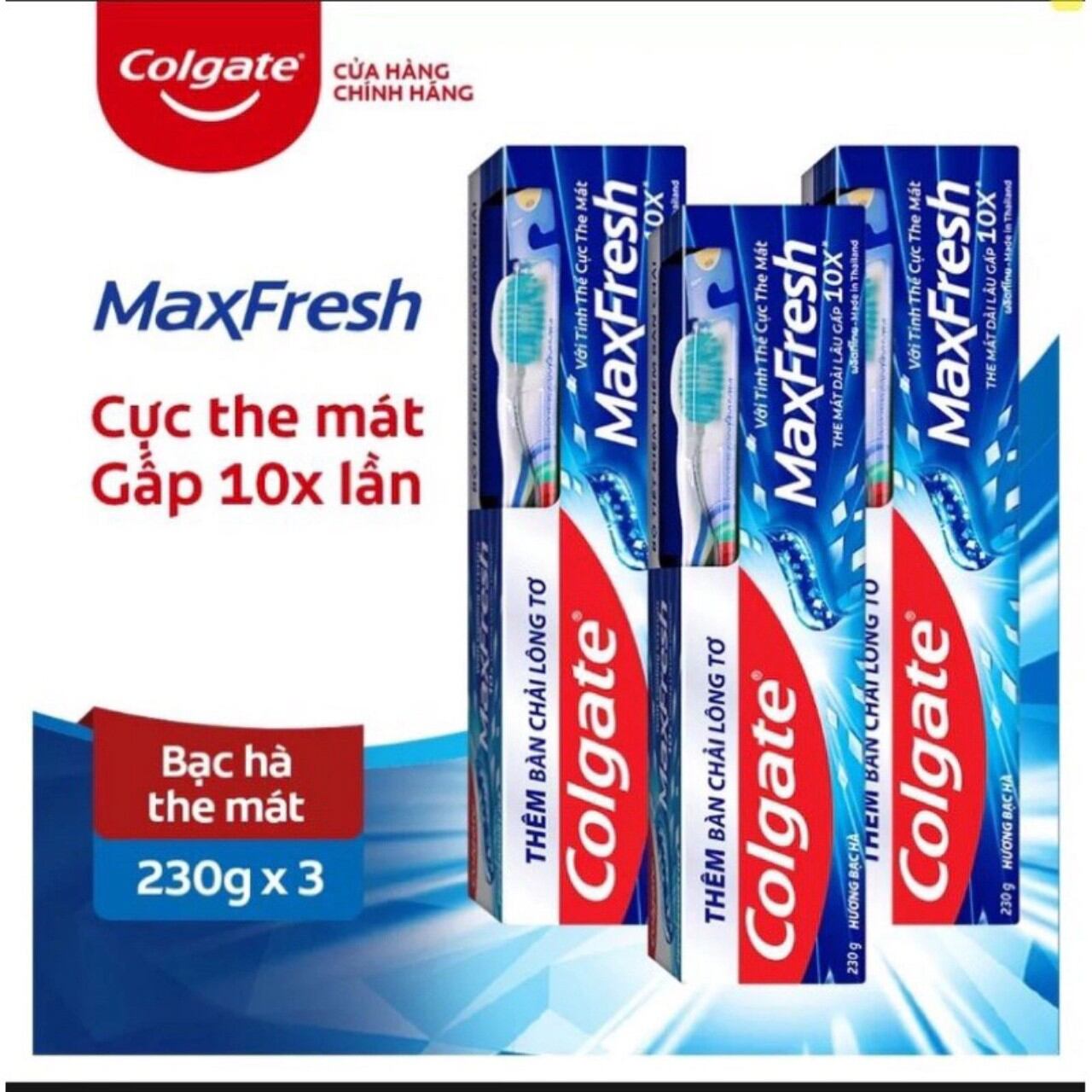 Kem đánh răng Colgate maxfresh Bạc Hà