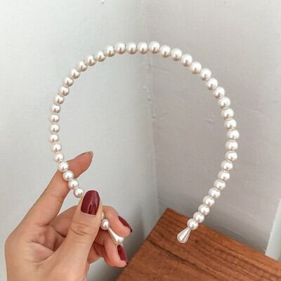 Cài tóc đính hạt ngọc nhân tạo kiểu phong cách Hàn Quốc