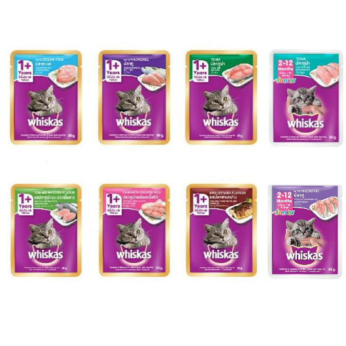 Combo 24 gói pate whiskas cho mèo - gói 80gr
