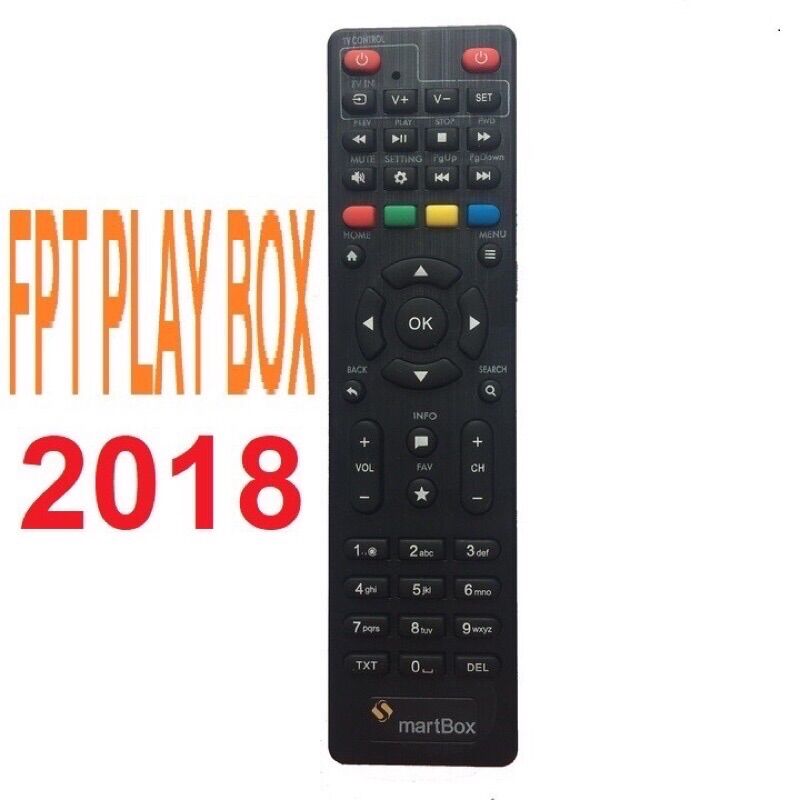 Remote điều khiển đầu thu FPT playbox 2018- Smartbox