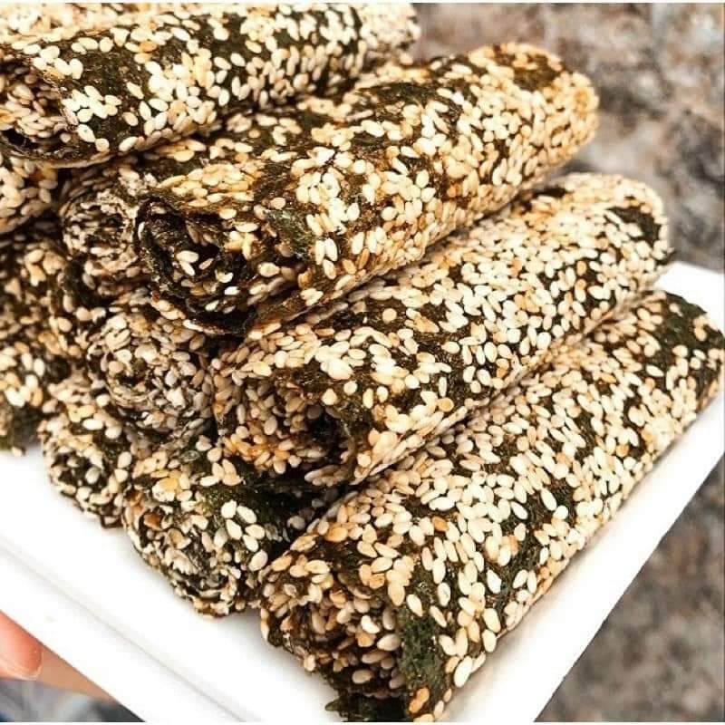 rong biển cuộn mè hủ 250gr