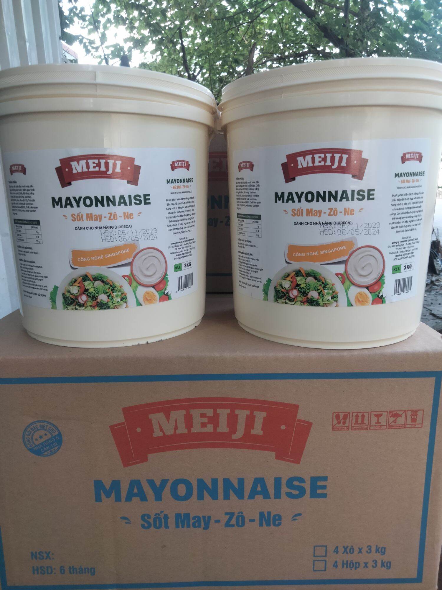 Xốt mayonnaise MEIJI xô 3kg