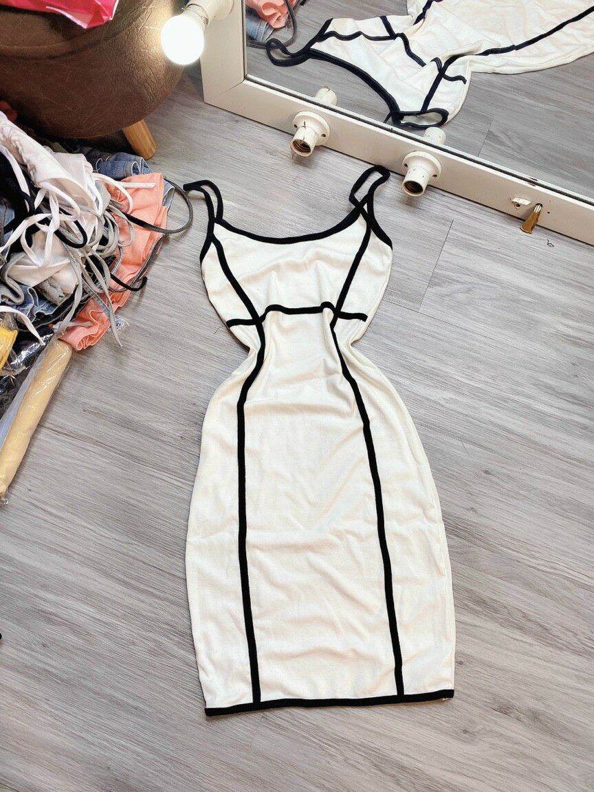 ĐẦM BODY VIỀN DÂY,đầm 2 dây nữ, SU SU