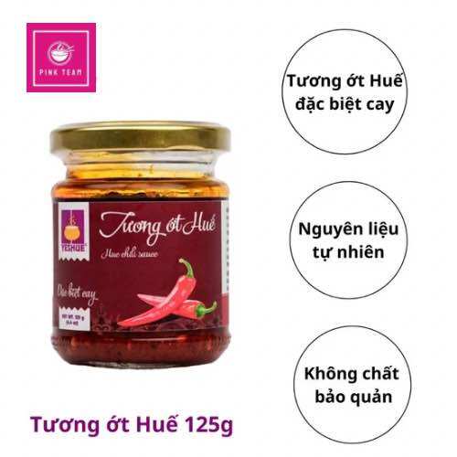 Yeshue - tương ớt huế siêu cay 125g - satế ớt tiện dụng cho mọi căn bếp hiện đại