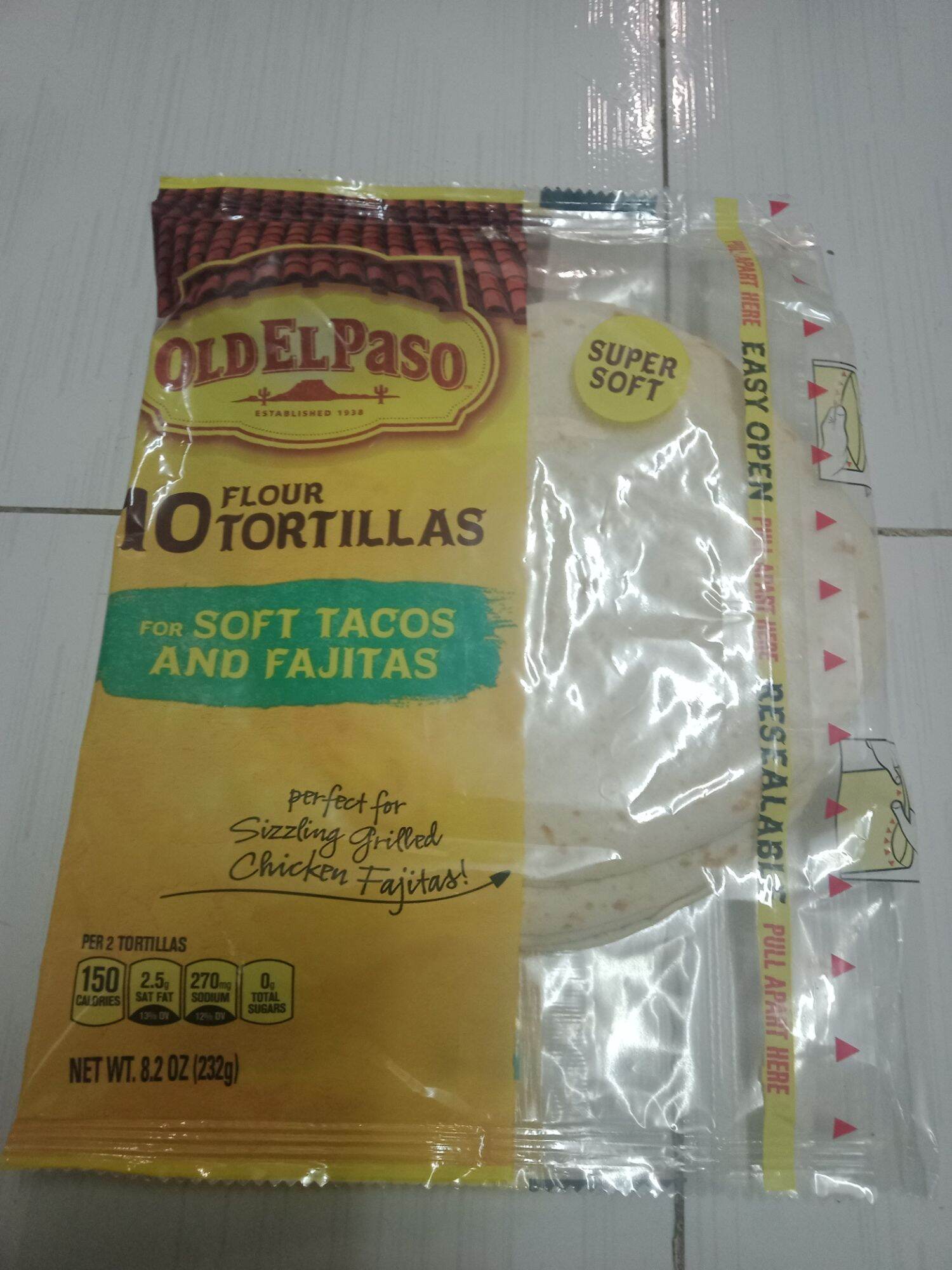 Vỏ bánh Tortillas Ortega 397g/ 10 Flour của Mỹ