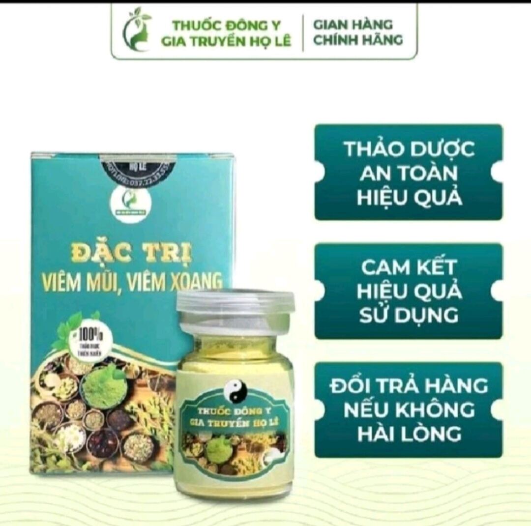 Thuốc viêm xoang họ Lê  3 lọ ( date mới nhất)