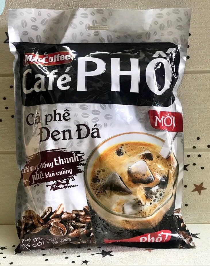 Cà phê đen đá Maccoffee Cafe Phố