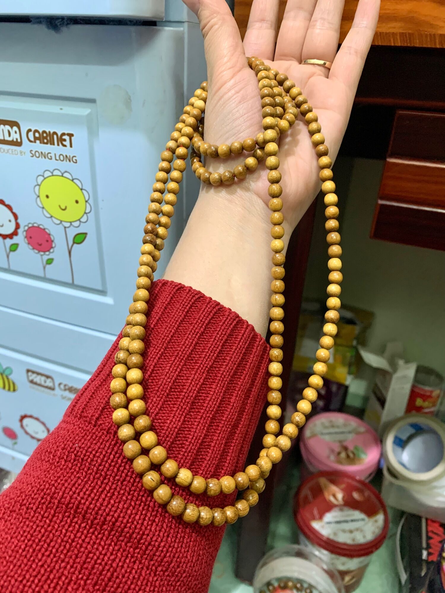Set Vòng cổ + vòng tay dâu tằm cho người lớn