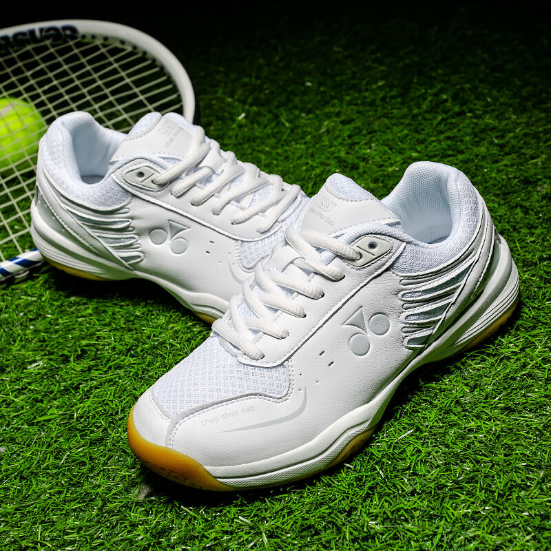 Giày Bóng Chuyền Bóng Bàn Mặt Lưới Thoáng Khí Mùa Hè Cho Nam Cầu Lông Chuyên Nghiệp Hiyun Lining Giày Tennis Thể Thao Huấn Luyện Cho Nữ