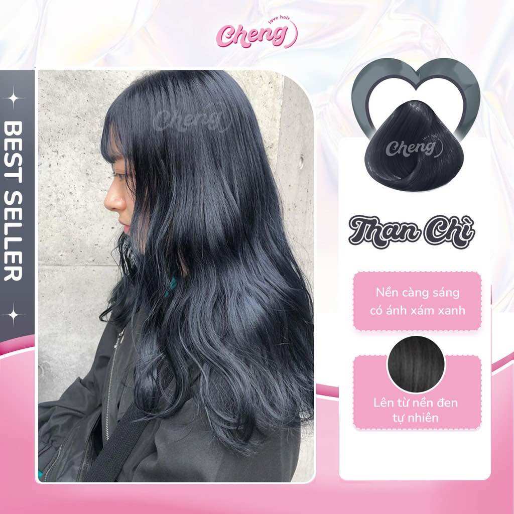 Sét Thuốc Nhuộm Than Chì Kèm Lược +oxi +gang tay