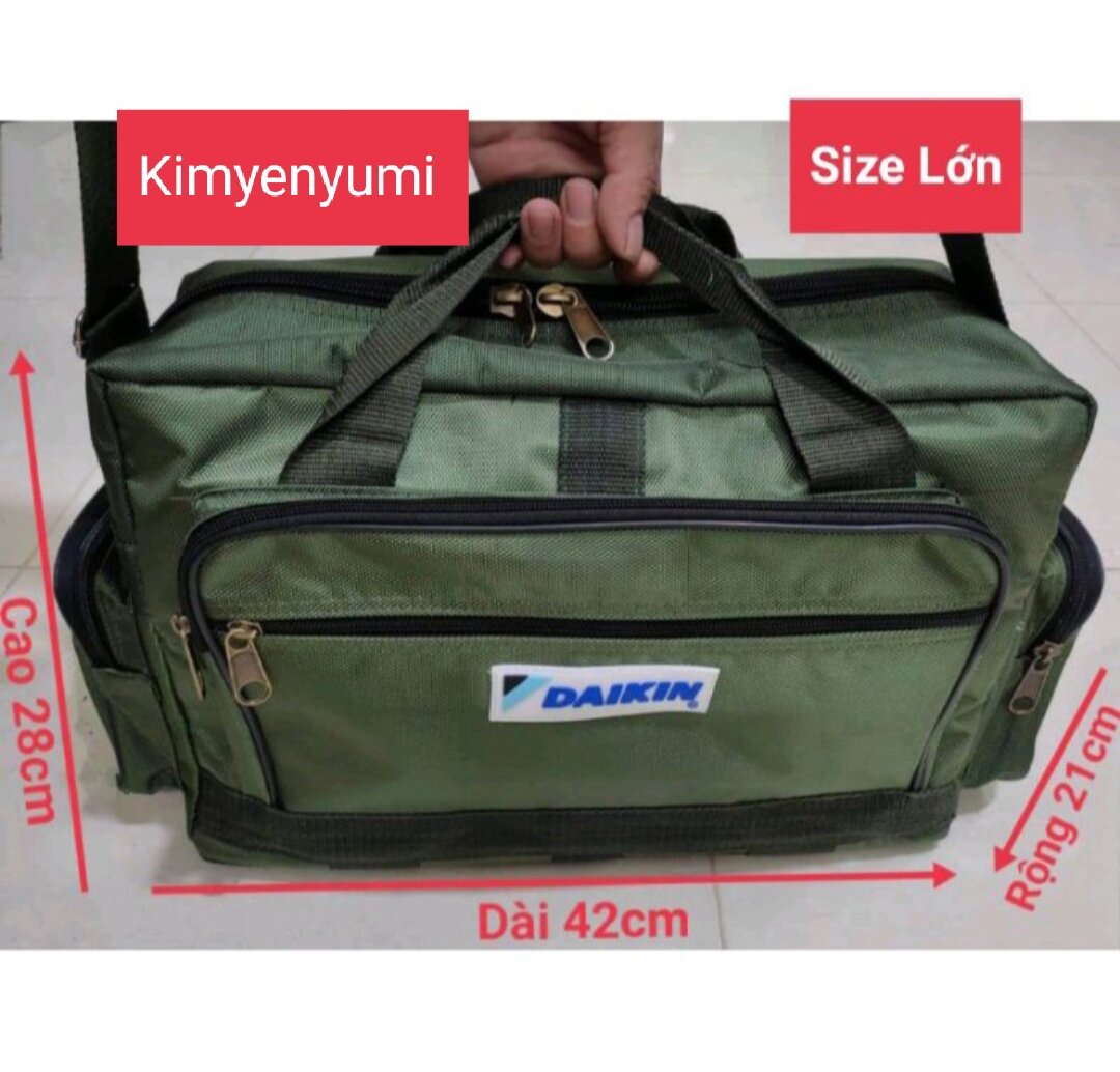 Túi đựng đồ nghề 7 ngăn cao cấp may siêu kĩ size lớn và size đại