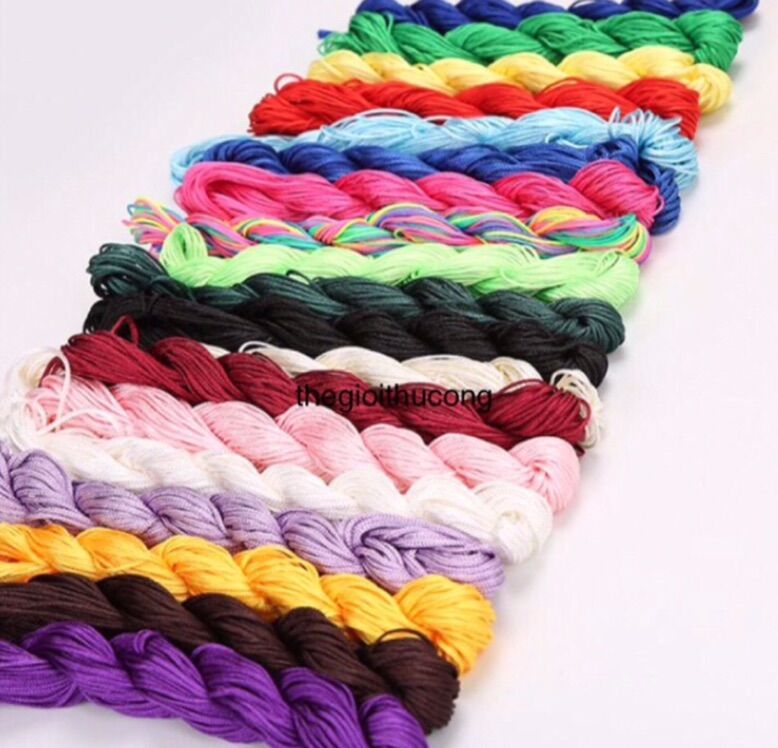 Dây dù tết vòng tay, đan quấn dreamcatcher