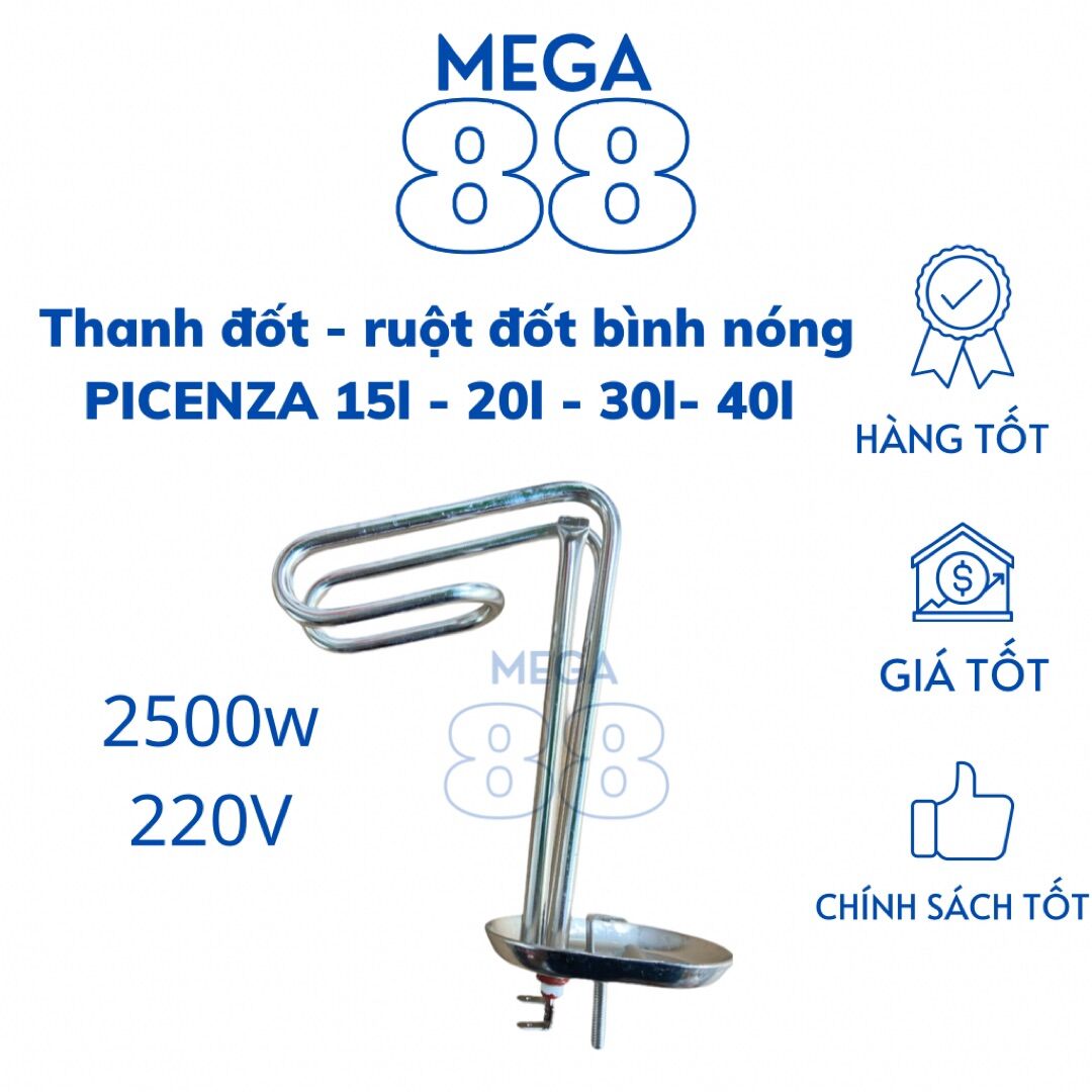 Sợi đốt bình nóng đa năng Picenza Ariston Olympic 15l - 20l - 30l