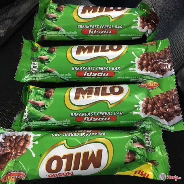 Combo 10 thanh bánh ngũ cốc nestlé milo bar thanh 23.5gram bổ sung vitamin