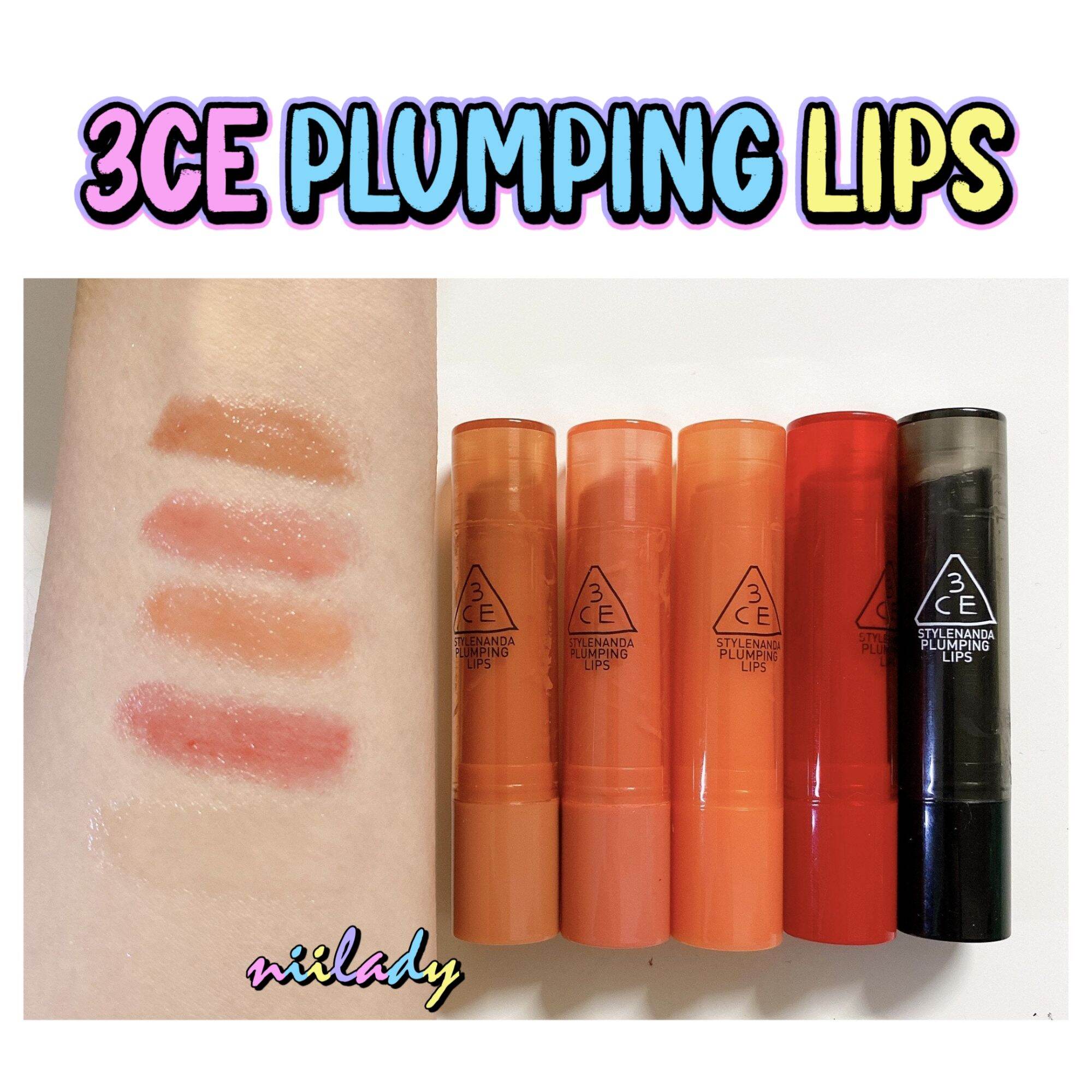 Son dưỡng có màu, đầy đặn môi 3CE Plumping Lips