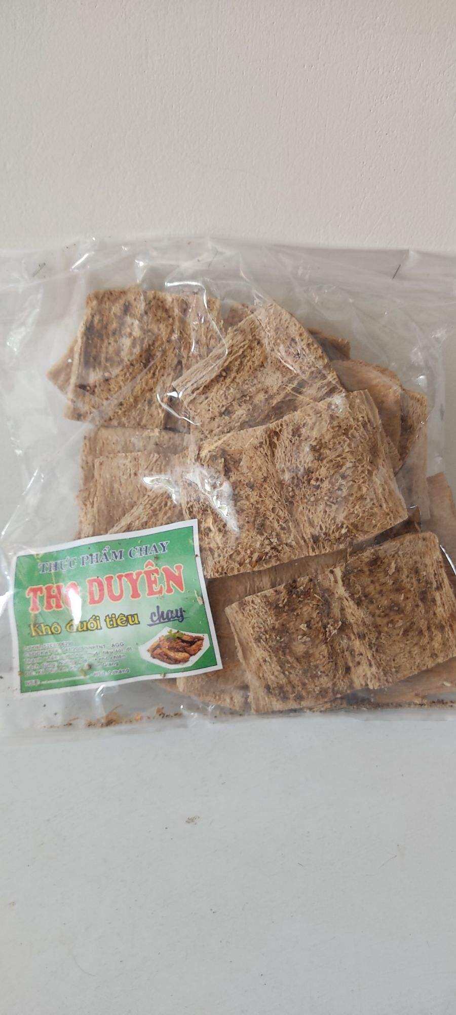 khô đuối chay  thọ duyên vị tiêu.  bịch 500g