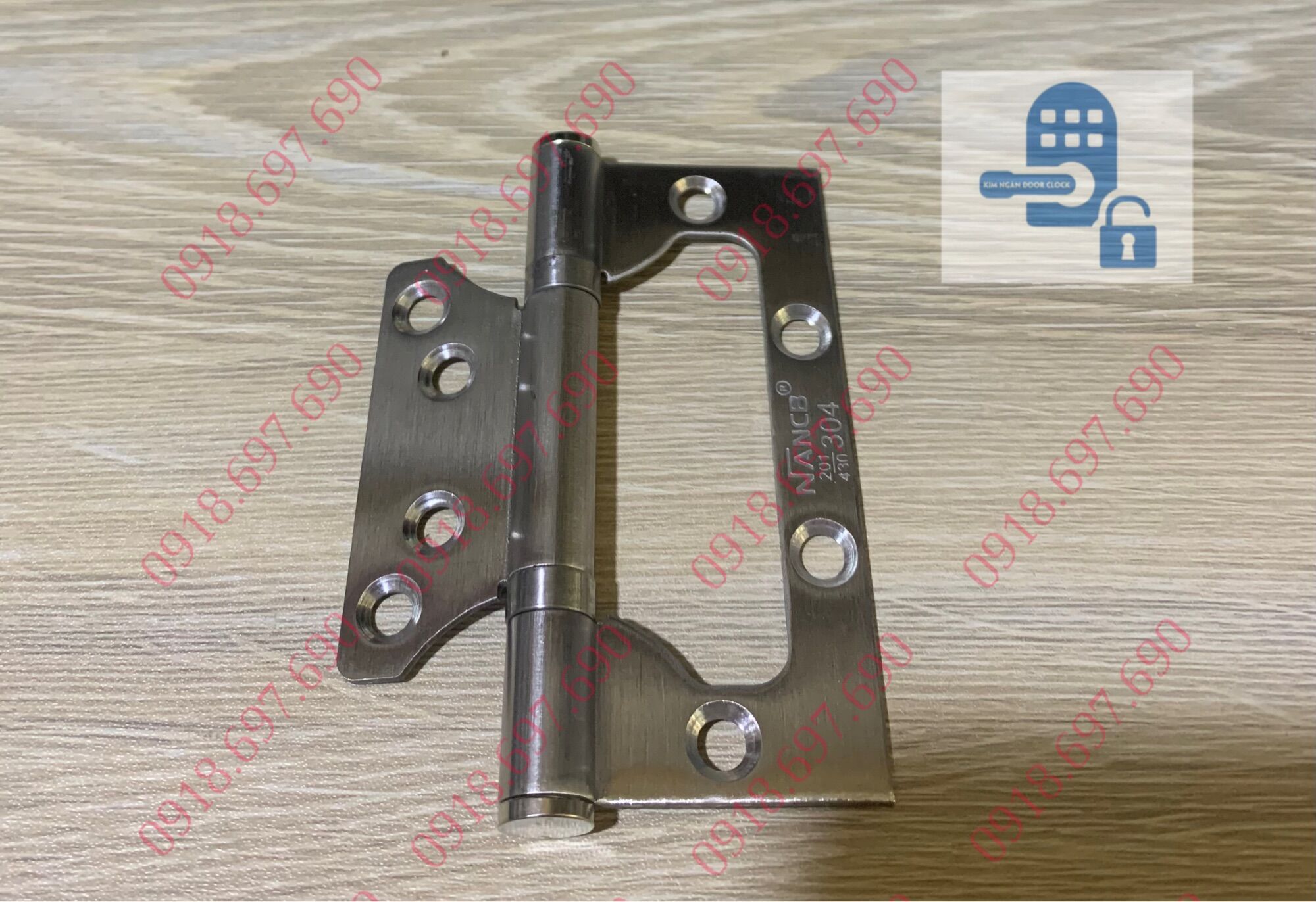 Bản lề inox âm dương cửa gỗ