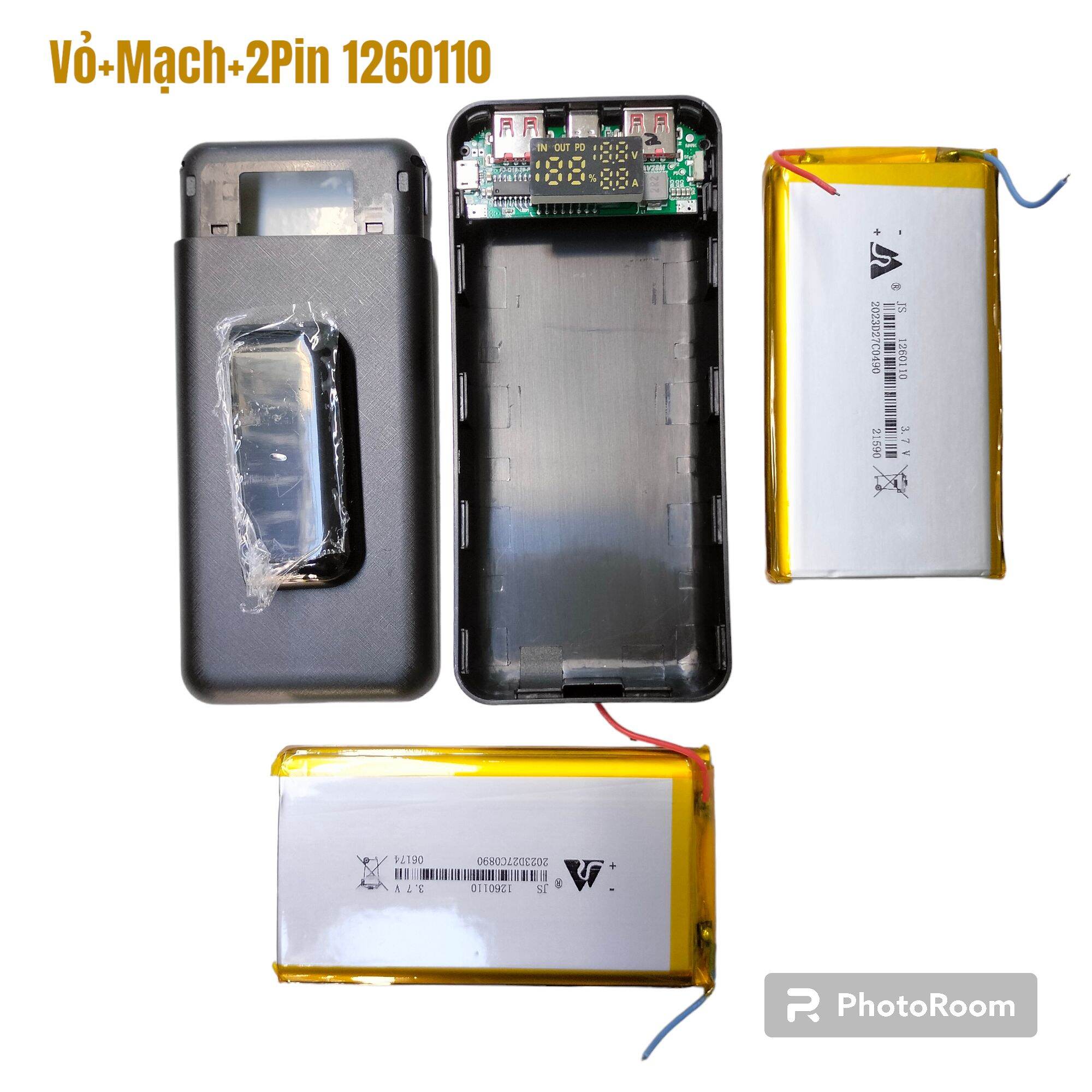 Box sạc dự phòng 20000mah QC3.0+PD18W pin polymer