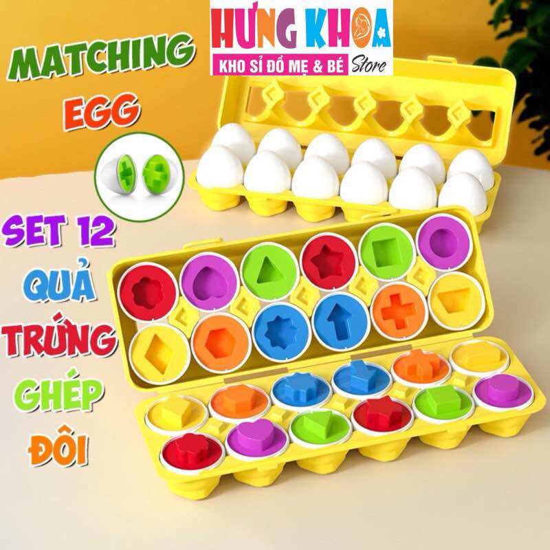 Trò chơi matching egg - trứng ghép đôi hình học