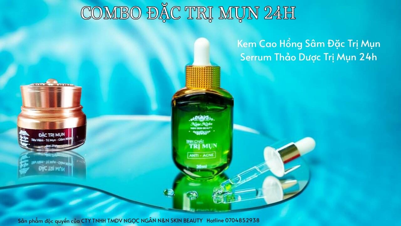 BỘ SERUM & KEM MỤN CAO HỒNG SÂM