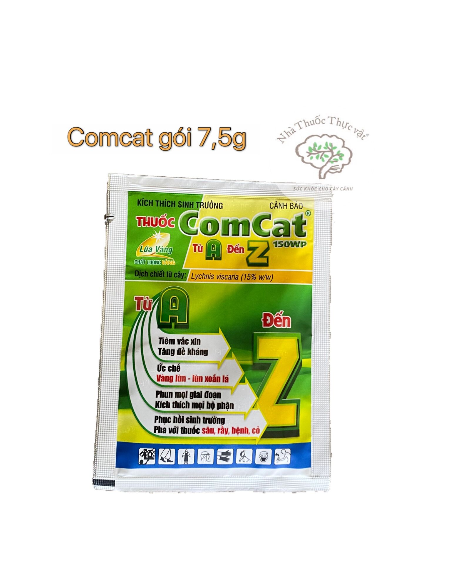 Kích thích sinh trưởng Comcat 150wp 7,5g a đến z Cty hoá nông Lúa vàng
