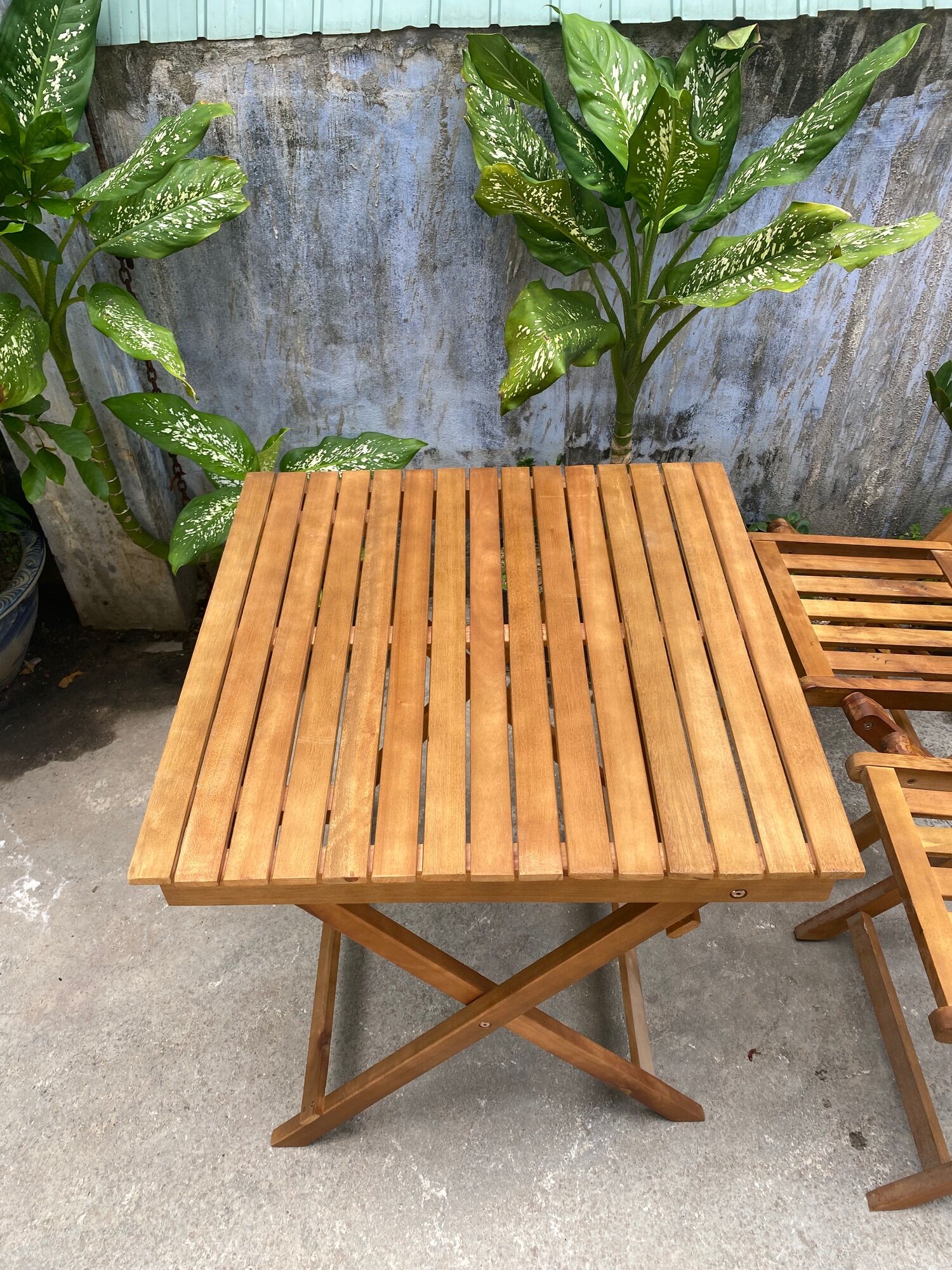 Bàn gỗ xếp gọn