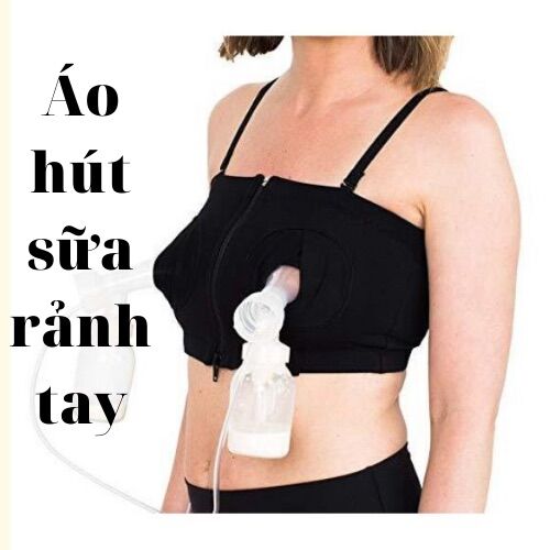 Áo hút sữa rảnh tay có dây