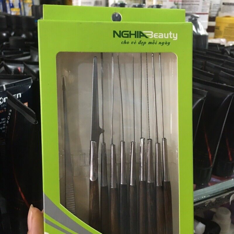 BỘ RÁY TAI 10 MÓN NGHĨA BEAUTY TOOL EAR PICK